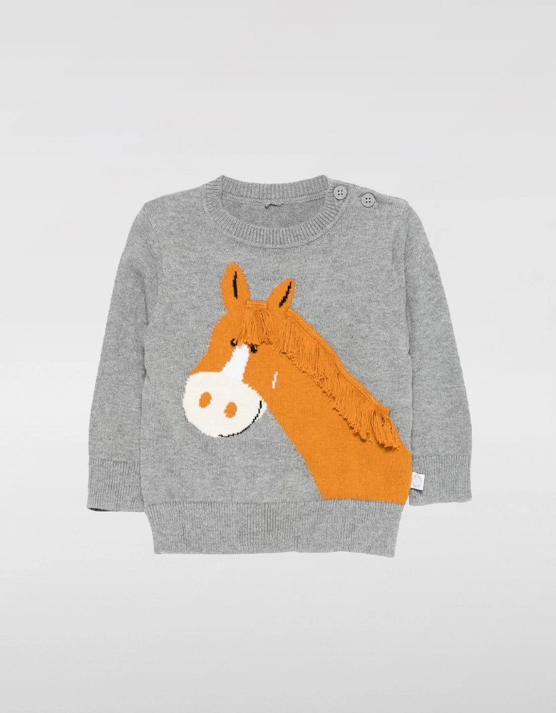 Kids Horse Knit Sweater