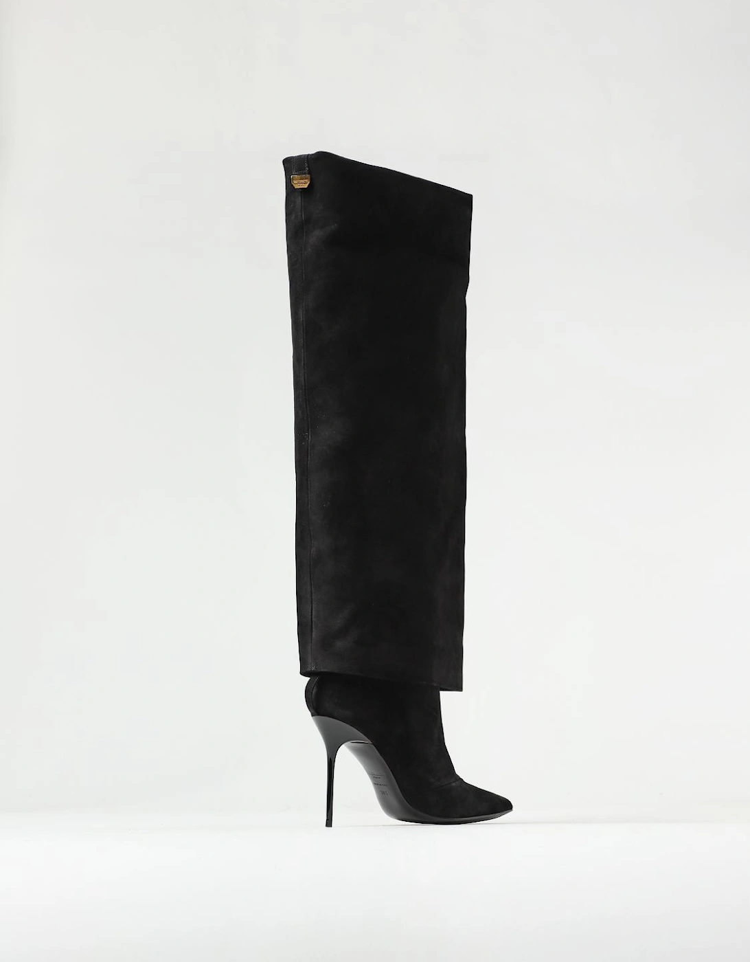 Suede KneeHigh Slouch Boots