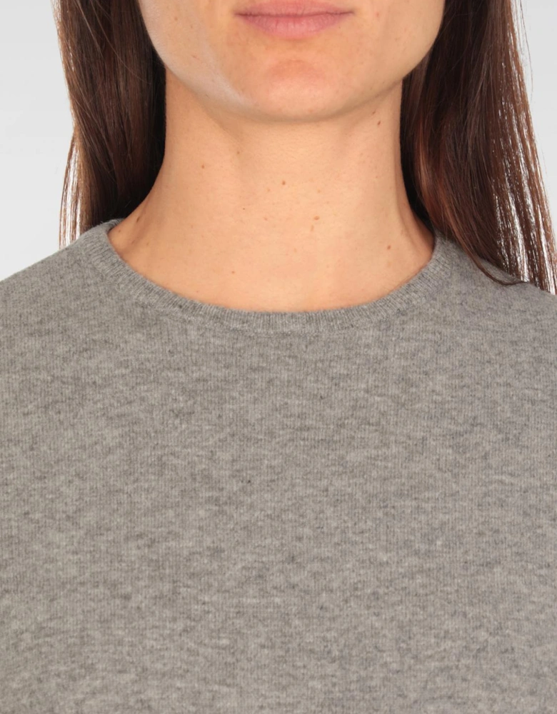 Short Sleeve Cashmere Knit Top
