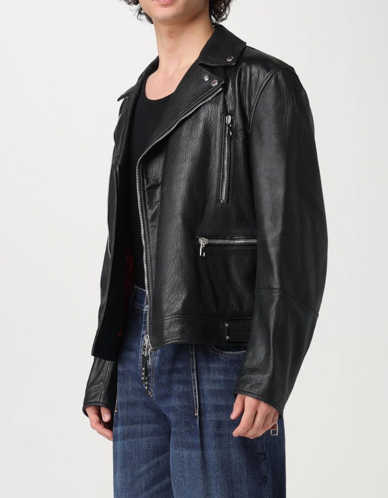 Cropped Biker Jacket 557683Q1A84 Lambskin Leather