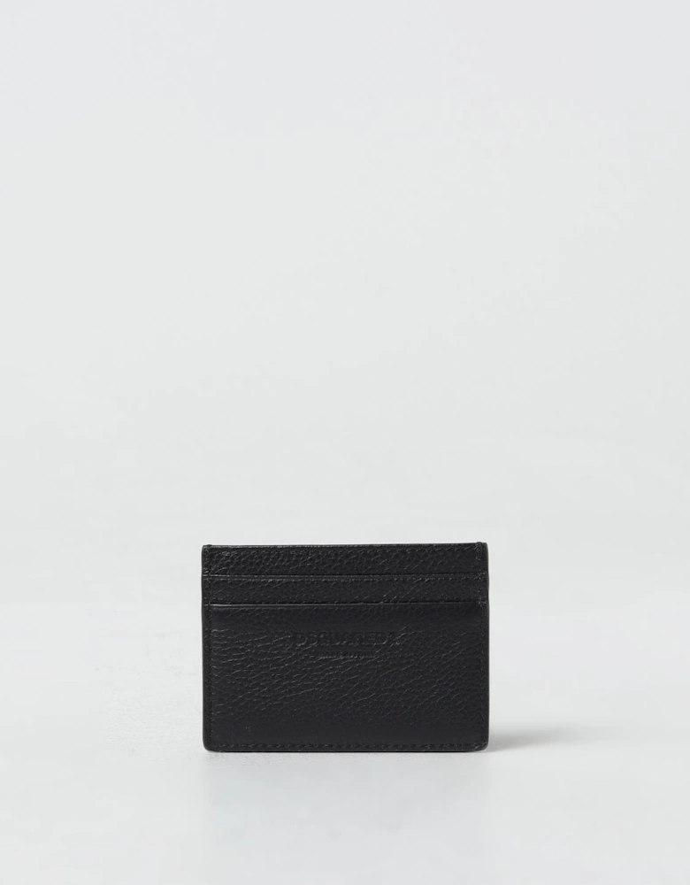 Leather Card Holder with Logo