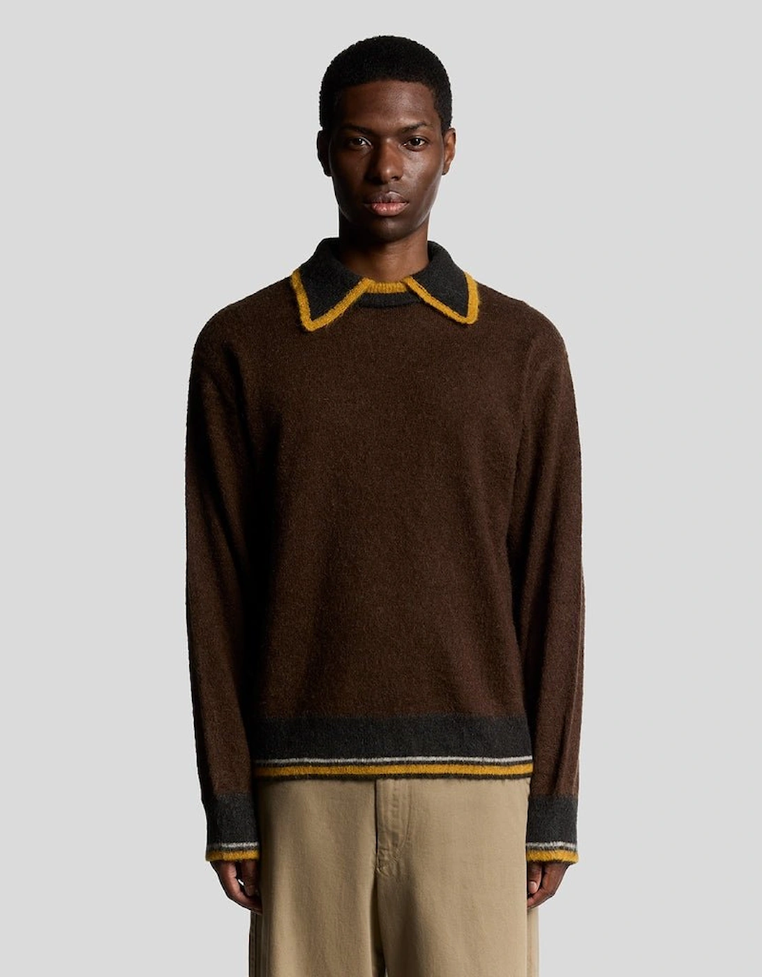 Wool Blend Collared Jumper, 7 of 6
