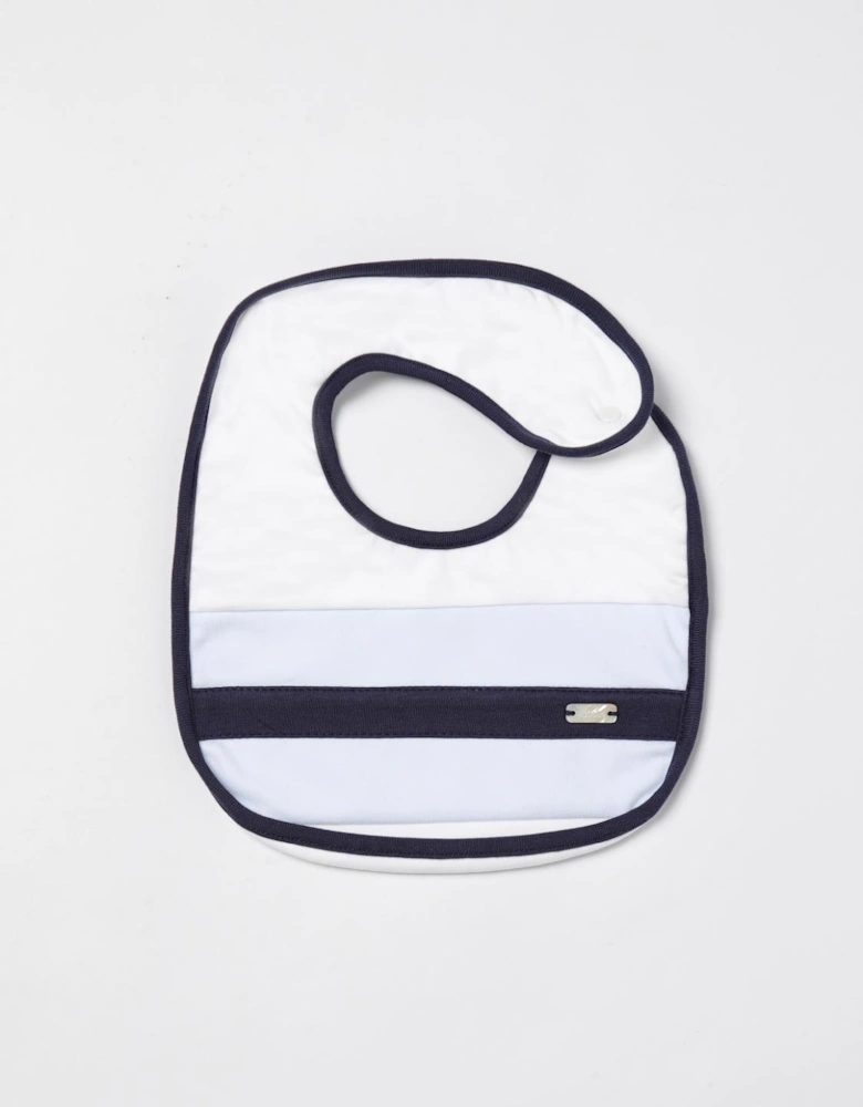 Baby Bib with Stripe Detail