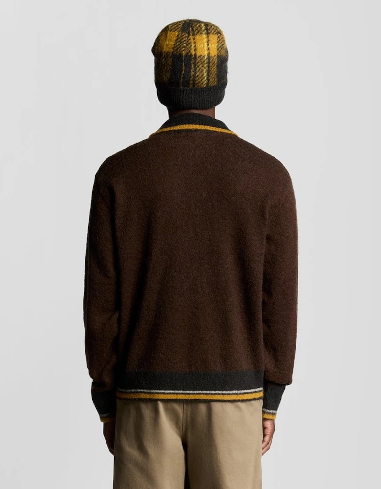 Wool Blend Tartan Beanie