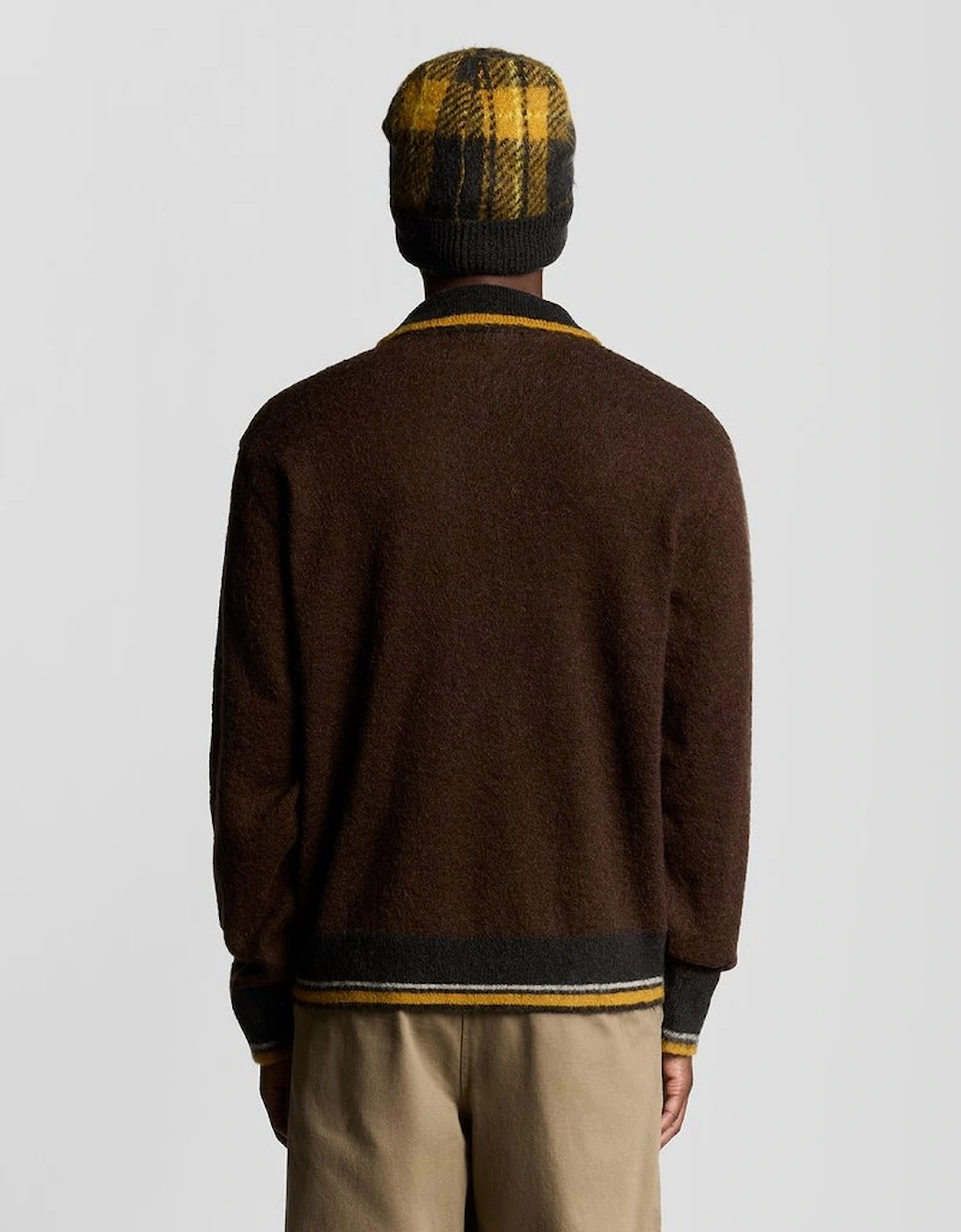 Wool Blend Tartan Beanie