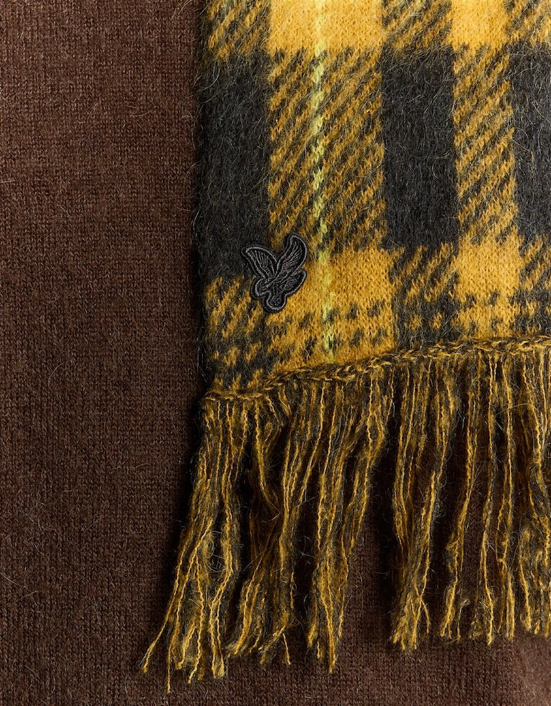 Wool Blend Tartan Scarf