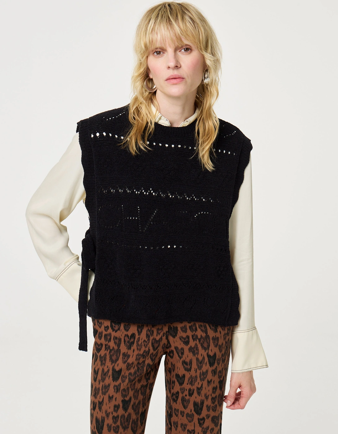 FABIENNE CHAPOT Women's Kamilla top - Black - Size: 12