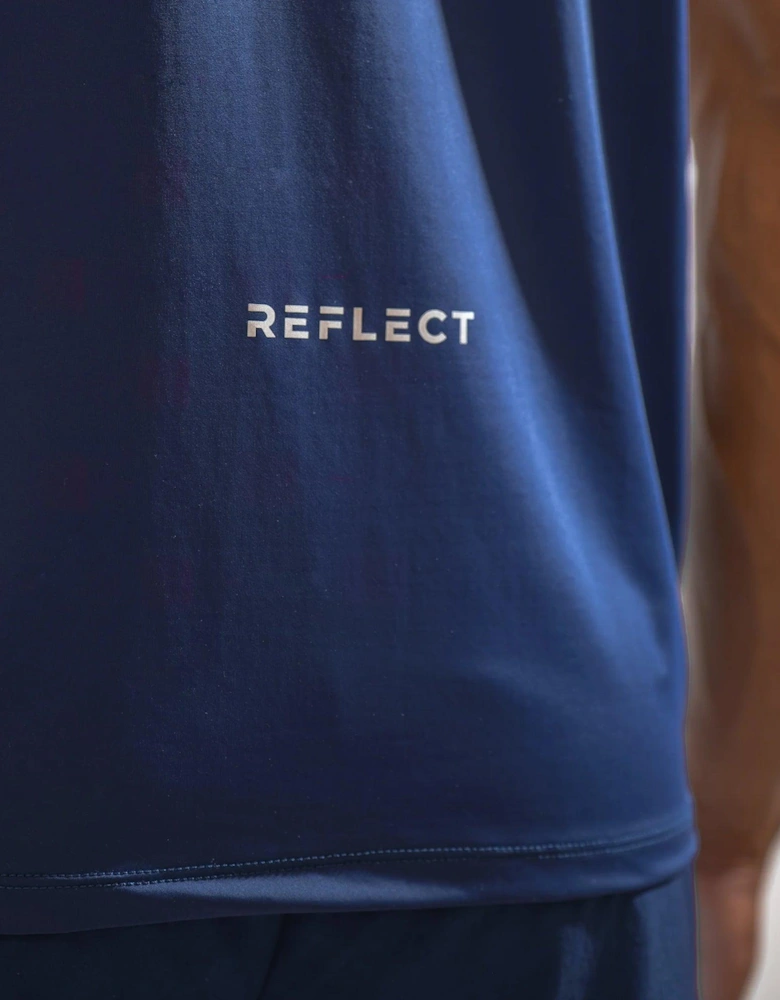 Zone Tech T-Shirt Navy Blue/White