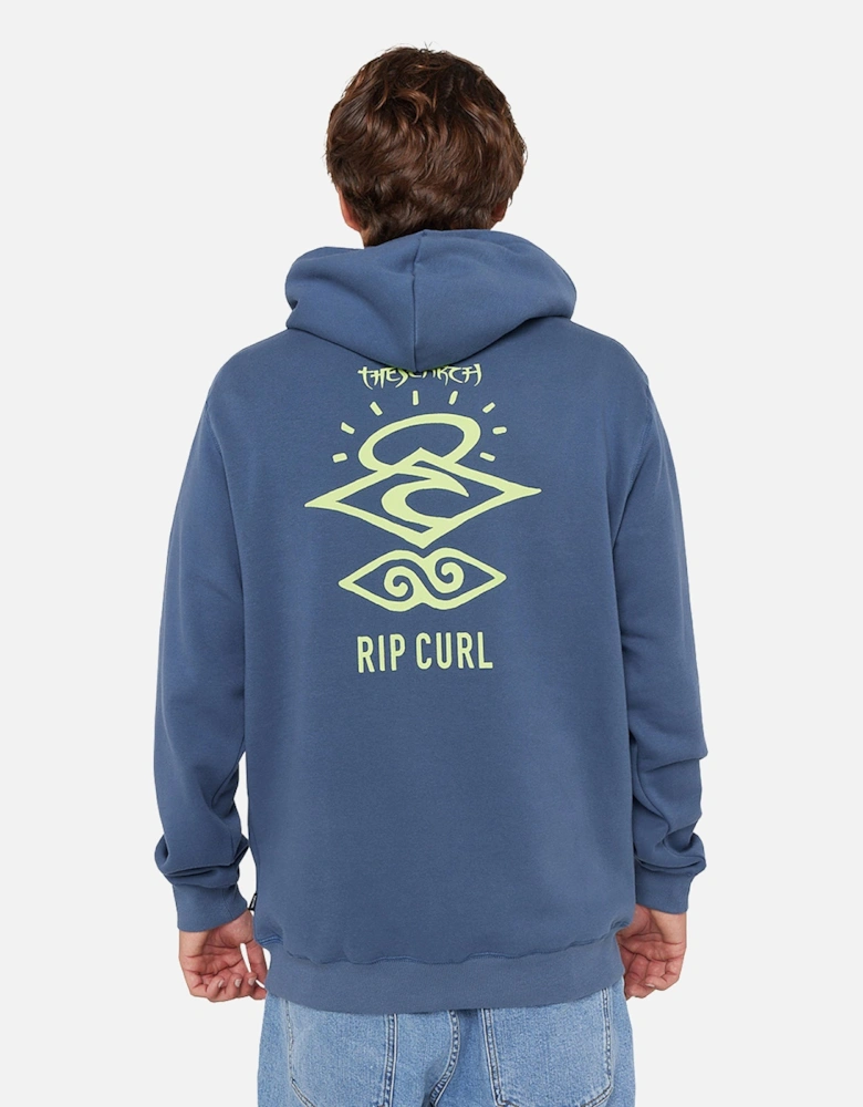 Rip Curl Mens Search Icon Fleece Pullover Hoodie