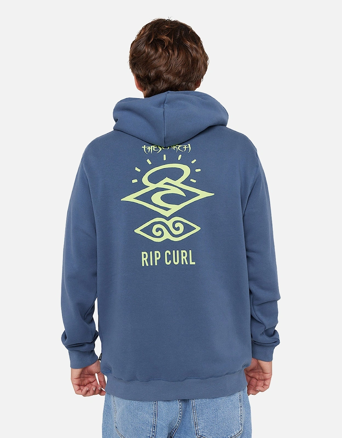 Rip Curl Mens Search Icon Fleece Pullover Hoodie, 2 of 1