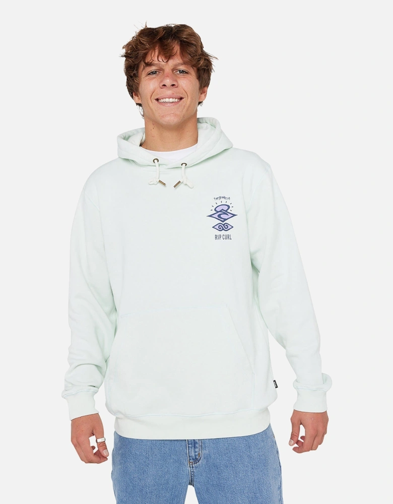 Rip Curl Mens Search Icon Fleece Pullover Hoodie