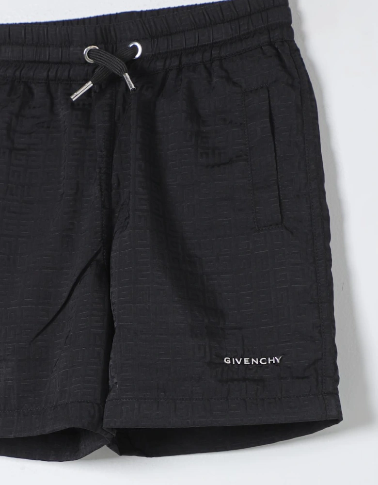 Kids Textured Swim Trunks