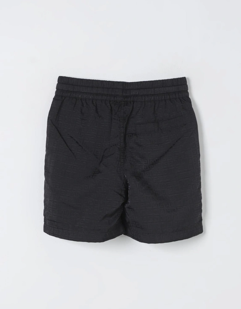 Kids Textured Swim Trunks