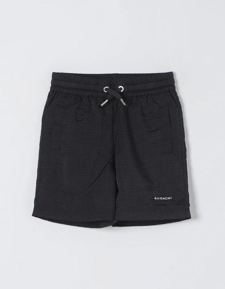 Kids Textured Swim Trunks