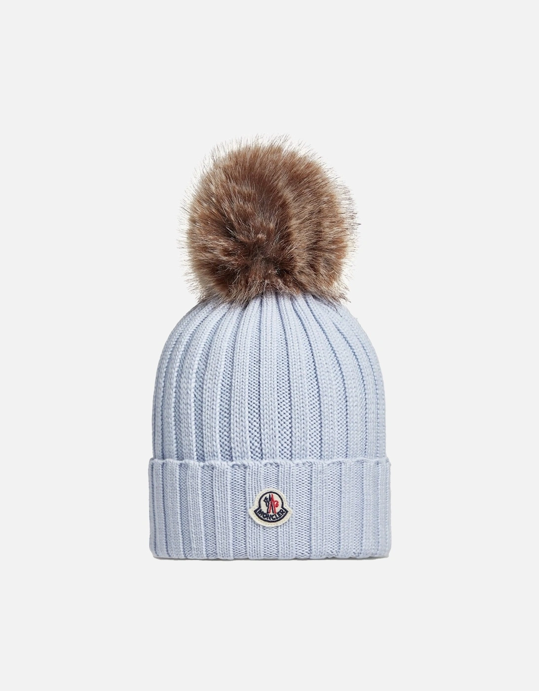 Womens Bobble Hat Blue, 4 of 3