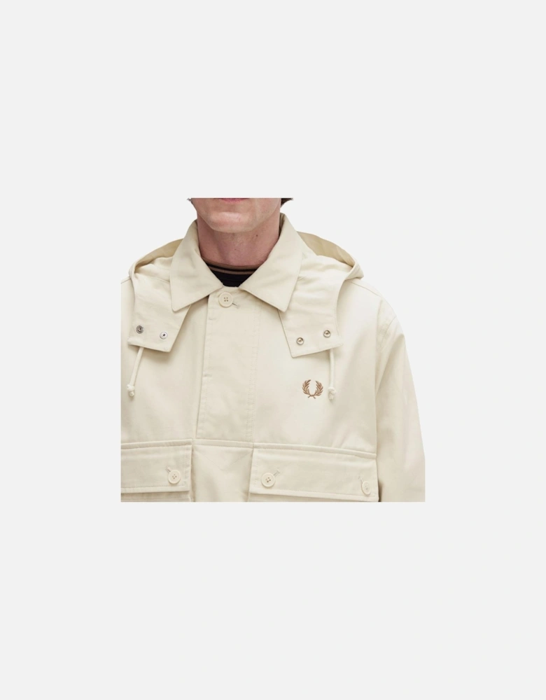 Coaches Smock Jacket - Oatmeal