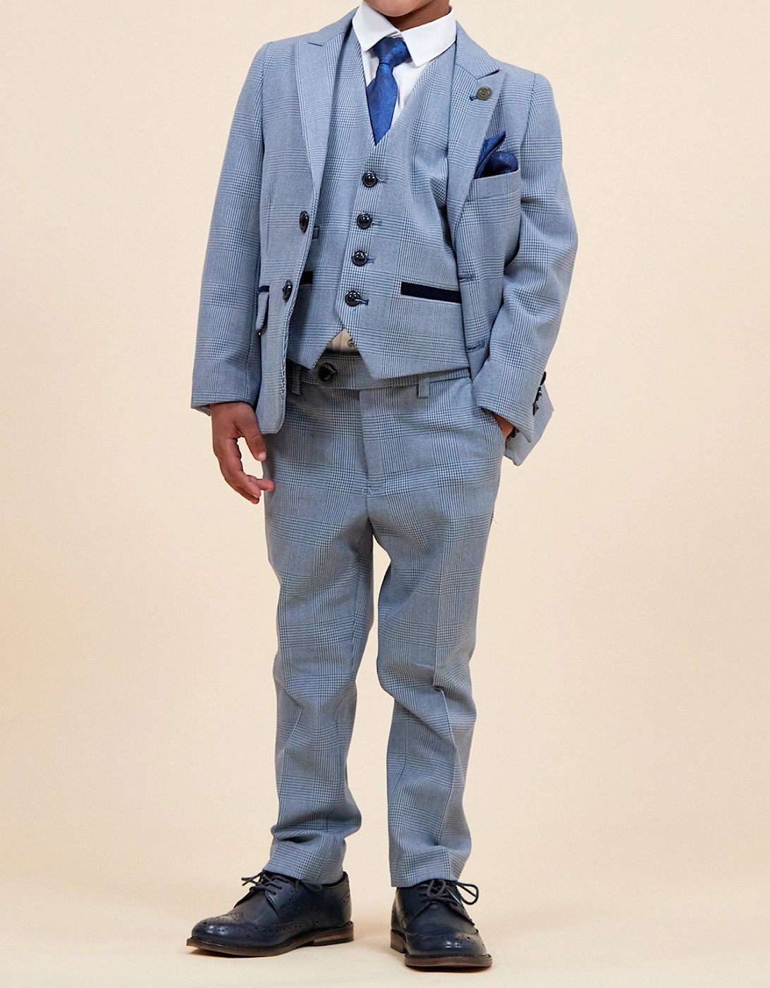 Bromley Kids 3pc Suit - Sky, 9 of 8