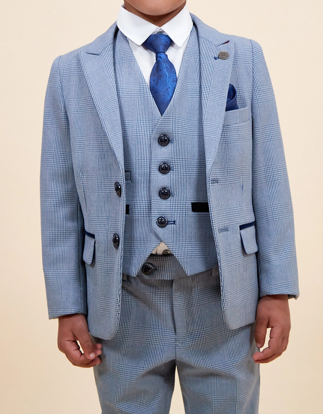 Bromley Kids 3pc Suit - Sky