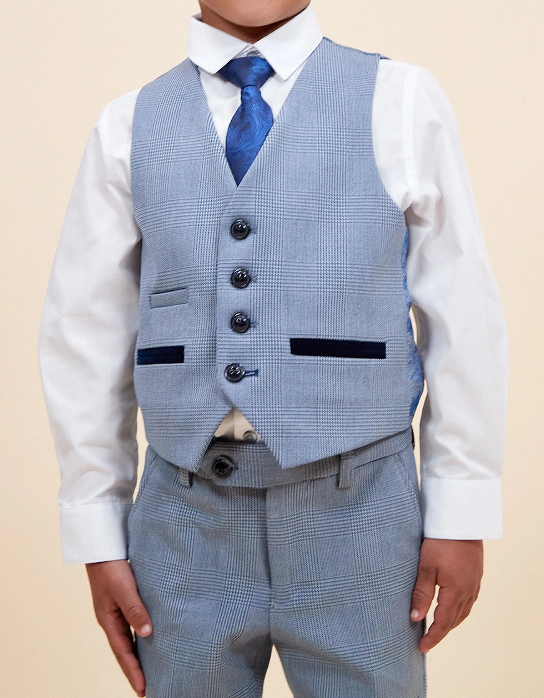 Bromley Kids 3pc Suit - Sky