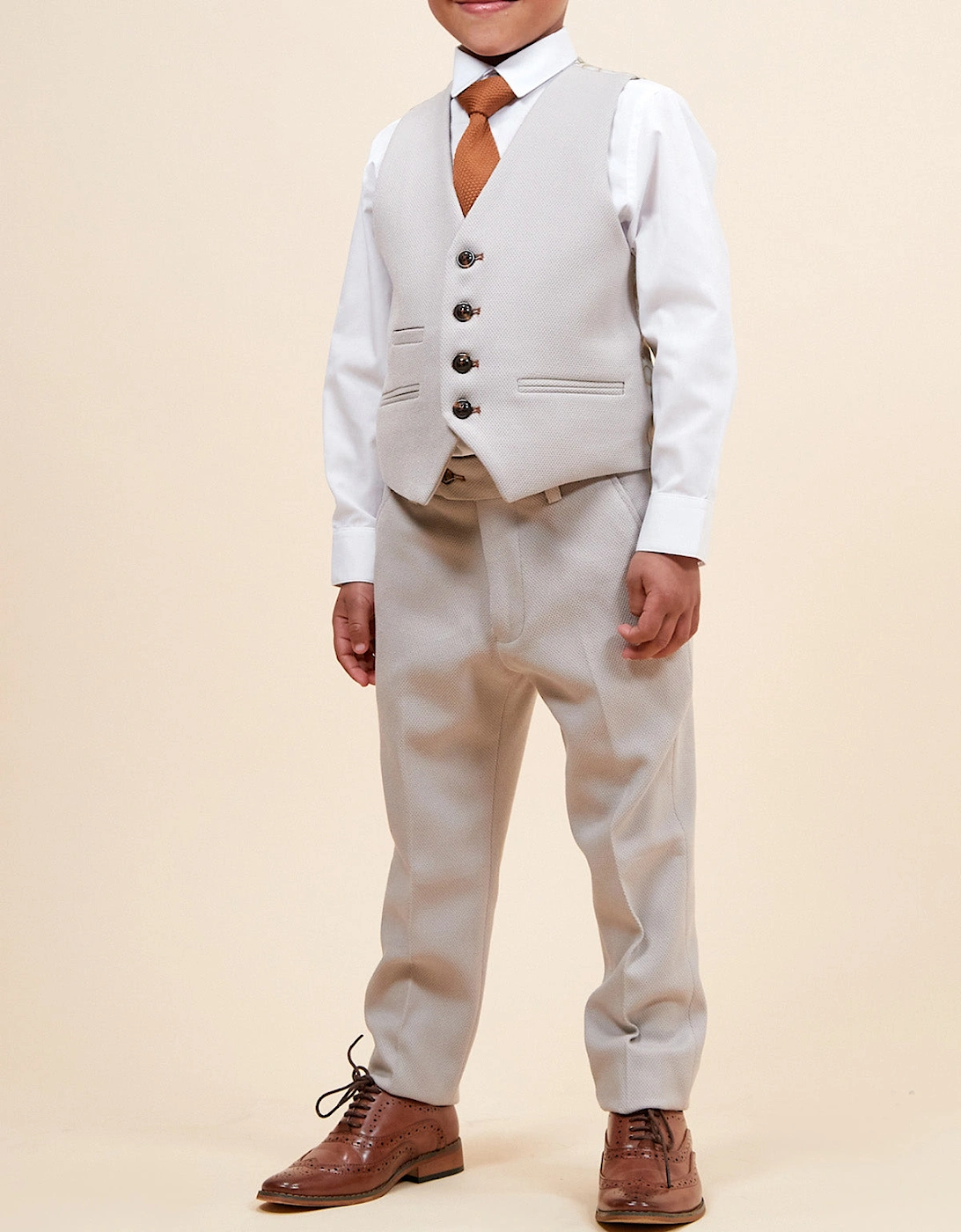 HM5 Kids 3pc Suit - Stone