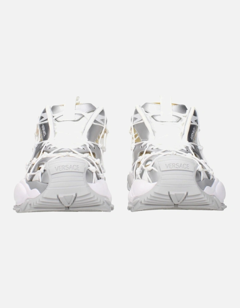 Logo-Embellished Fabric Sneakers Women - White