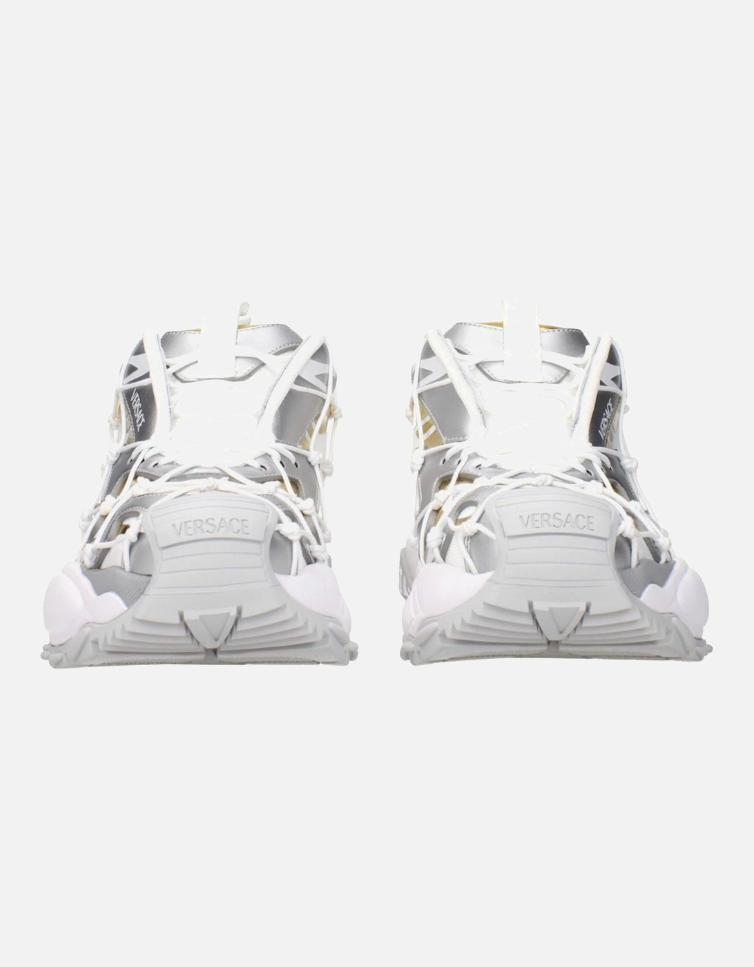 Logo-Embellished Fabric Sneakers Women - White
