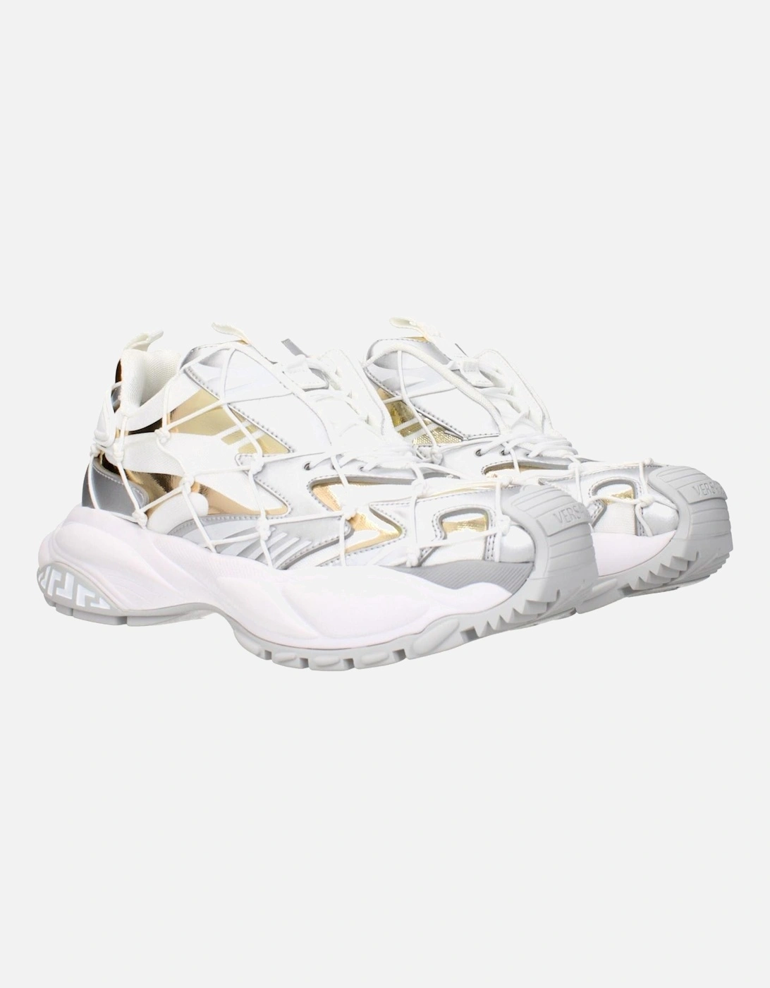 Logo-Embellished Fabric Sneakers Women - White