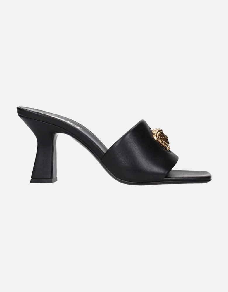 Leather Sandals with Front Detail Women - Black
