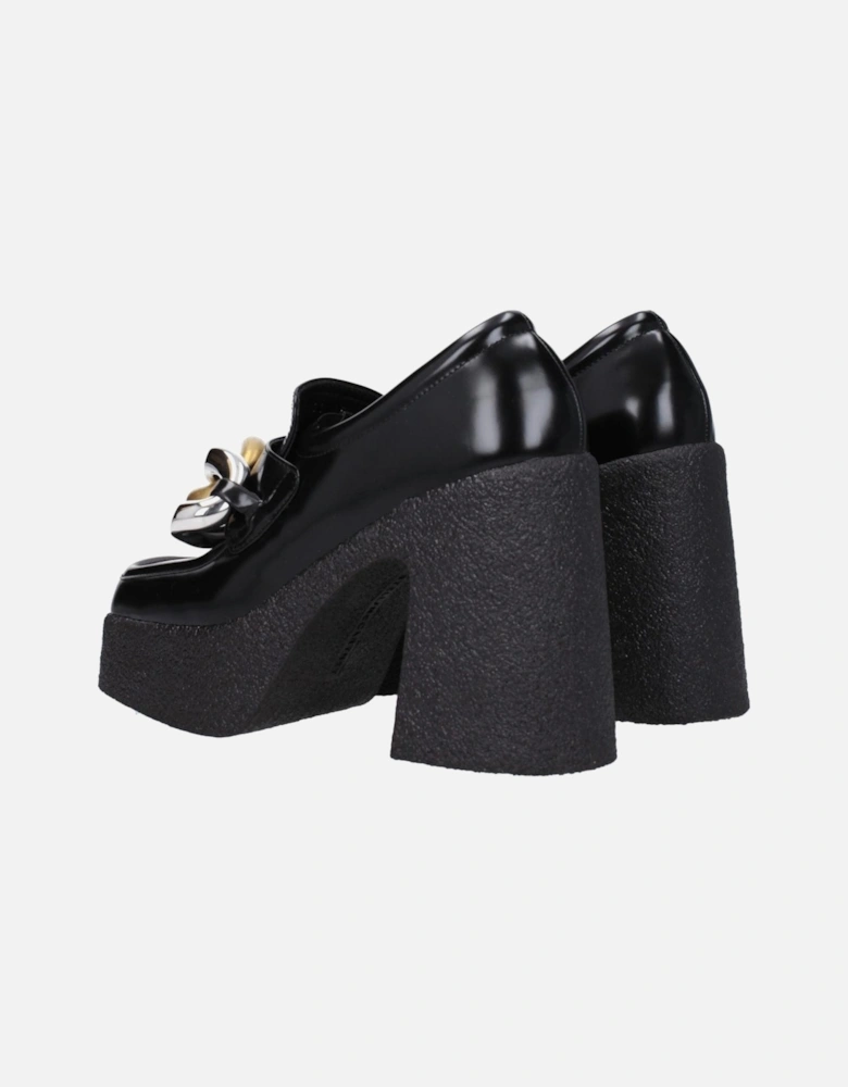 Eco Leather Square Toe High Heel Pumps Women - Black