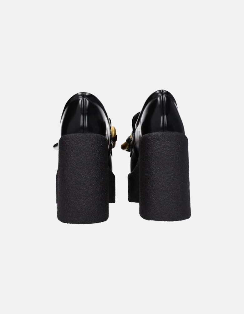 Eco Leather Square Toe High Heel Pumps Women - Black