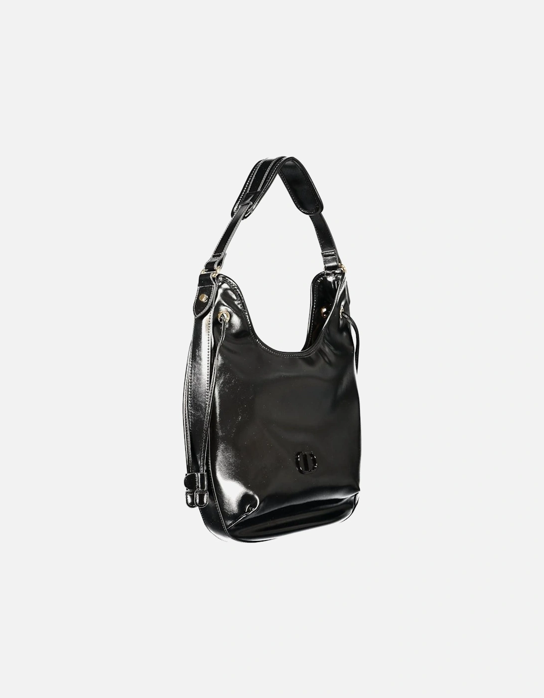 Sleek Hobo Bag with Shoulder Handle and Zip Closure Women - Black