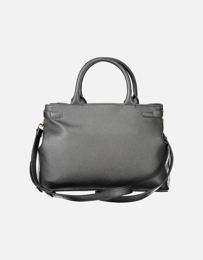 Sleek Chic Tote Bag with Dual Compartments Women - Black Handbags