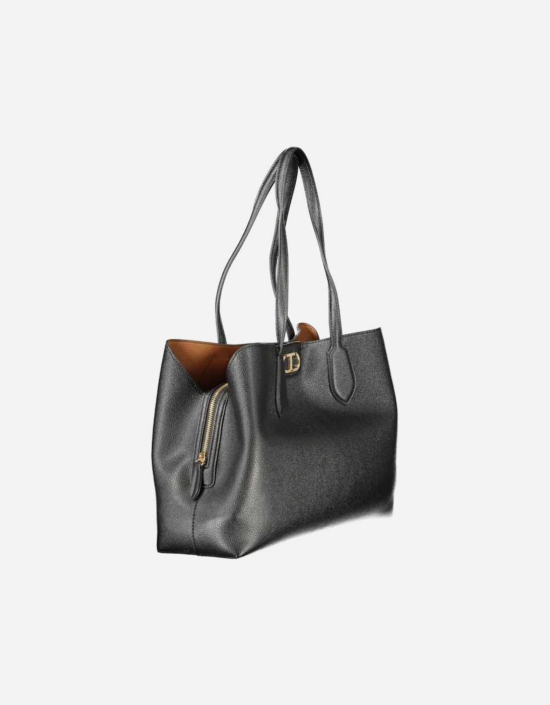 Sophisticated Tote Bag with Dual Compartments and Central Pocket Women