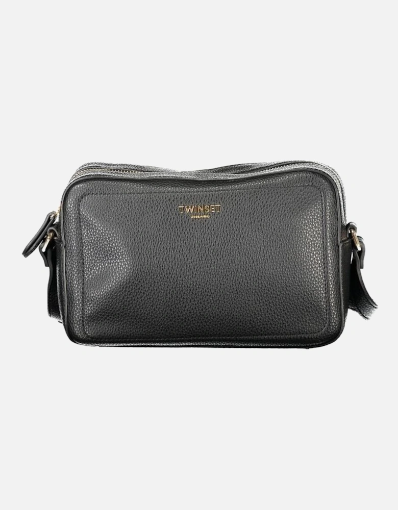 Elegant Polyethylene Camera Bag with Adjustable Strap Women - Black