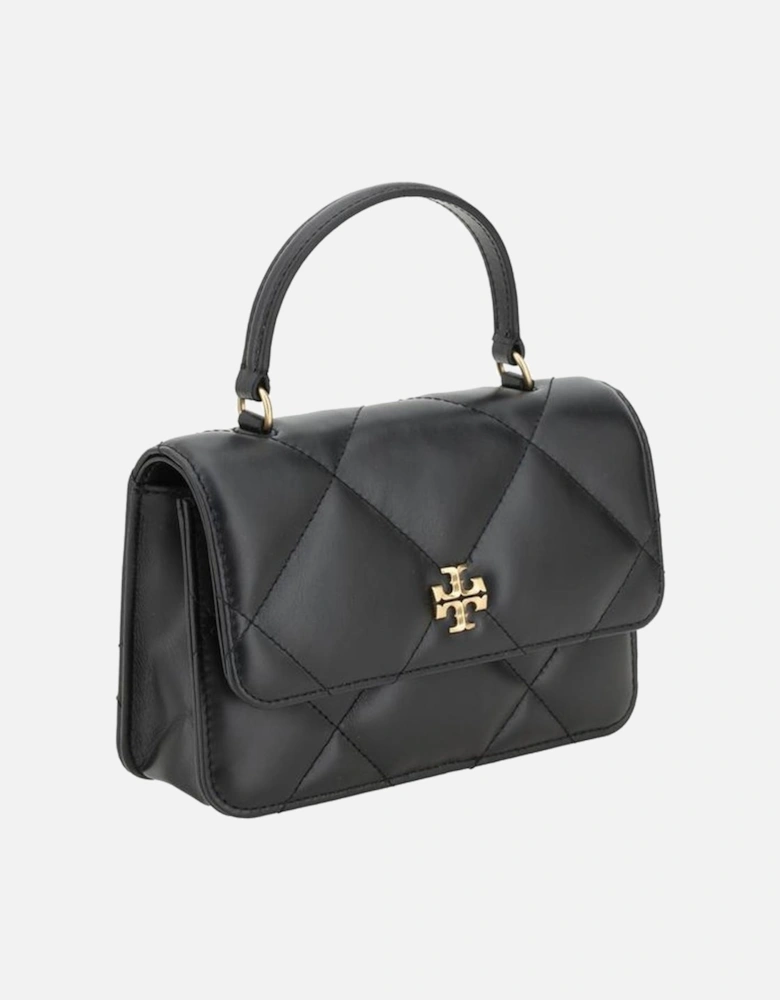 Kira Diamond Quilted Handbag with Chain Strap Women - Black Wallets
