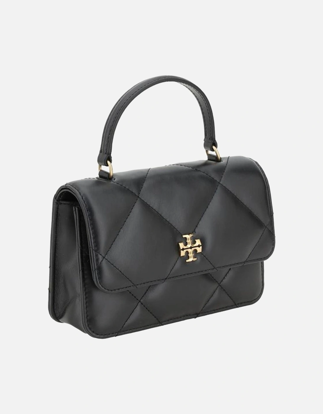 Kira Diamond Quilted Handbag with Chain Strap Women - Black Wallets
