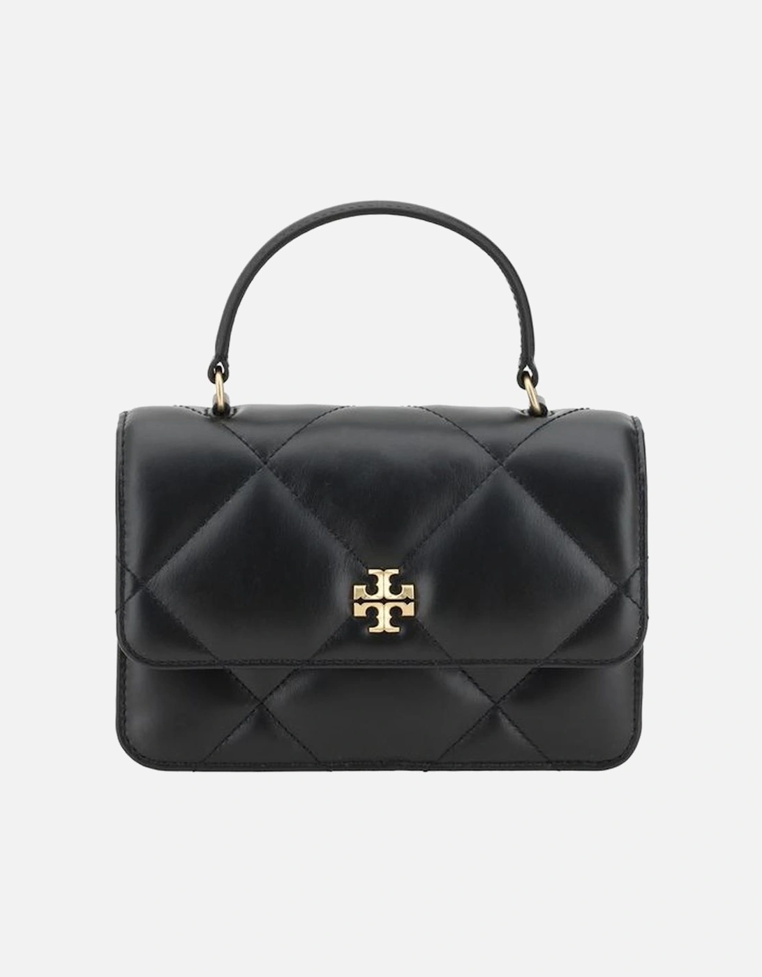 Kira Diamond Quilted Handbag with Chain Strap Women - Black Wallets, 5 of 4
