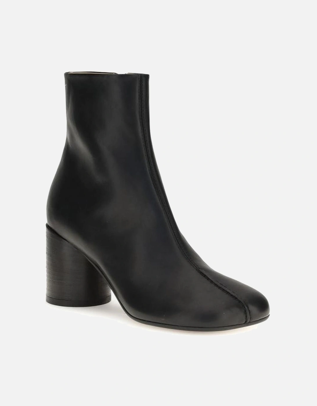 Anatomical Nappa Ankle Boots with Sculptural Heel Women - Black