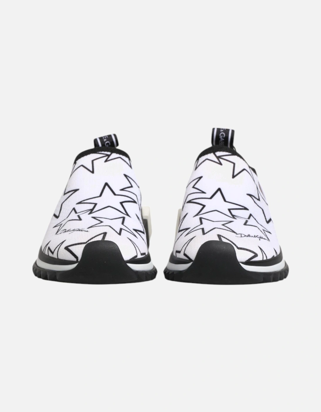 Low Top Star Print Sorrento Sneakers Women - Black And White