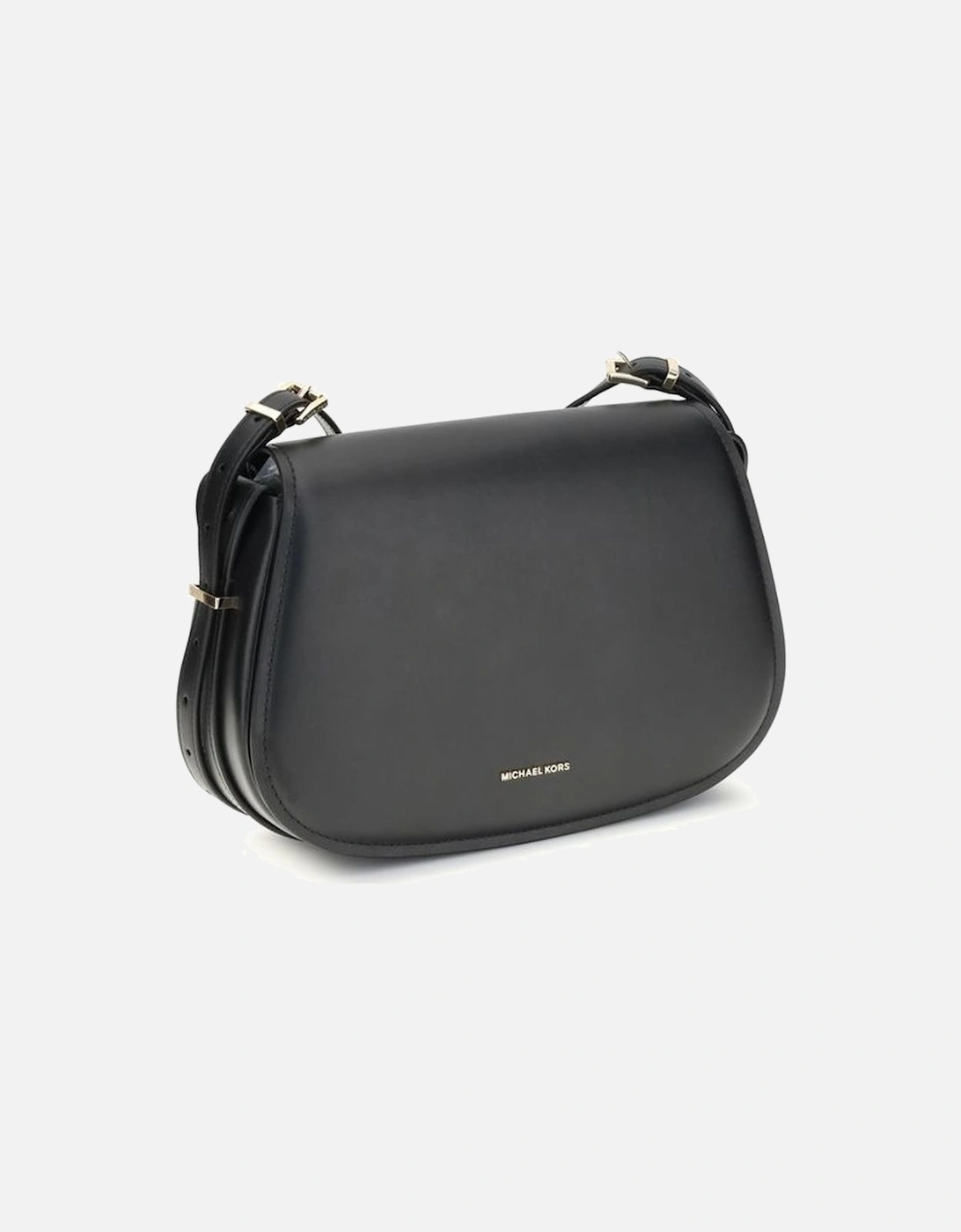 Medium Lydia Calf Leather Shoulder Bag Women - Black