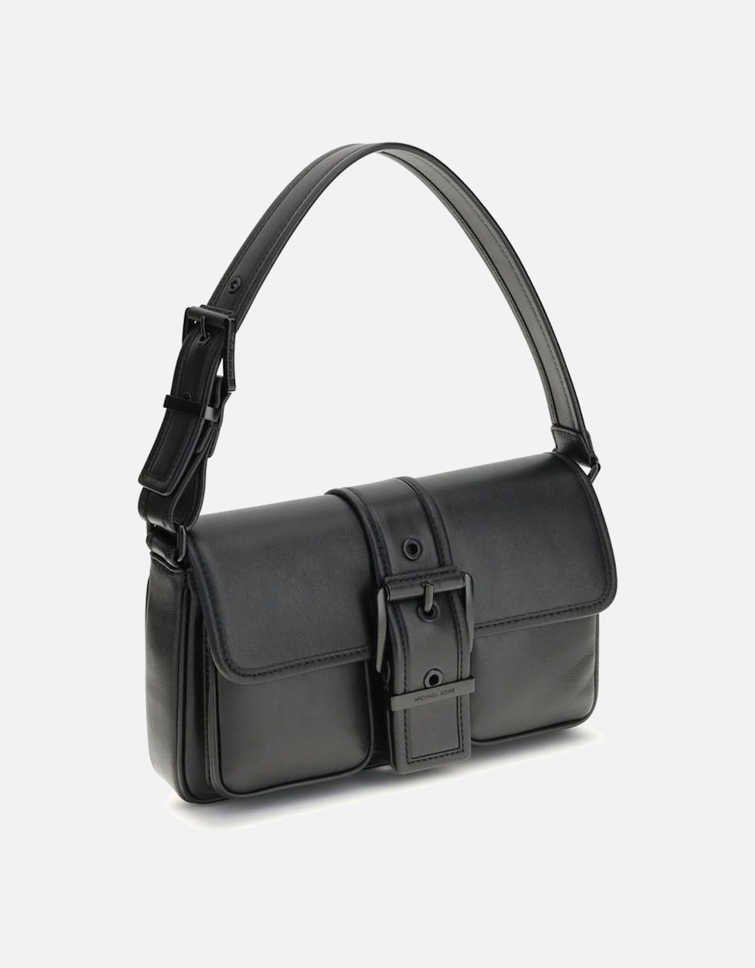 Medium Shoulder Bag with Bold Buckle Women - Black