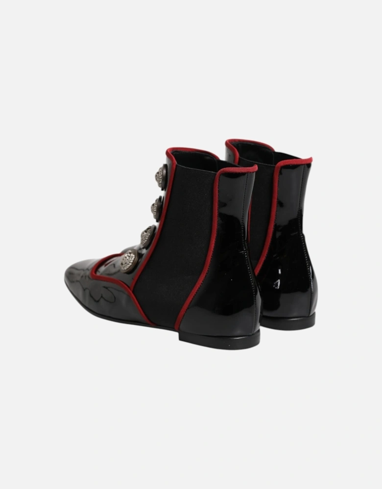 Calf Leather Chelsea Ankle Boots Women - Black