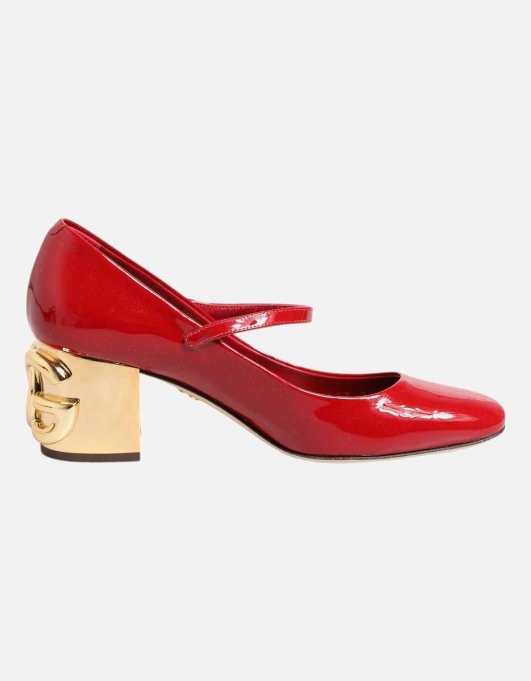 Smooth Leather Low Heel Pumps Women - Red, 6 of 5