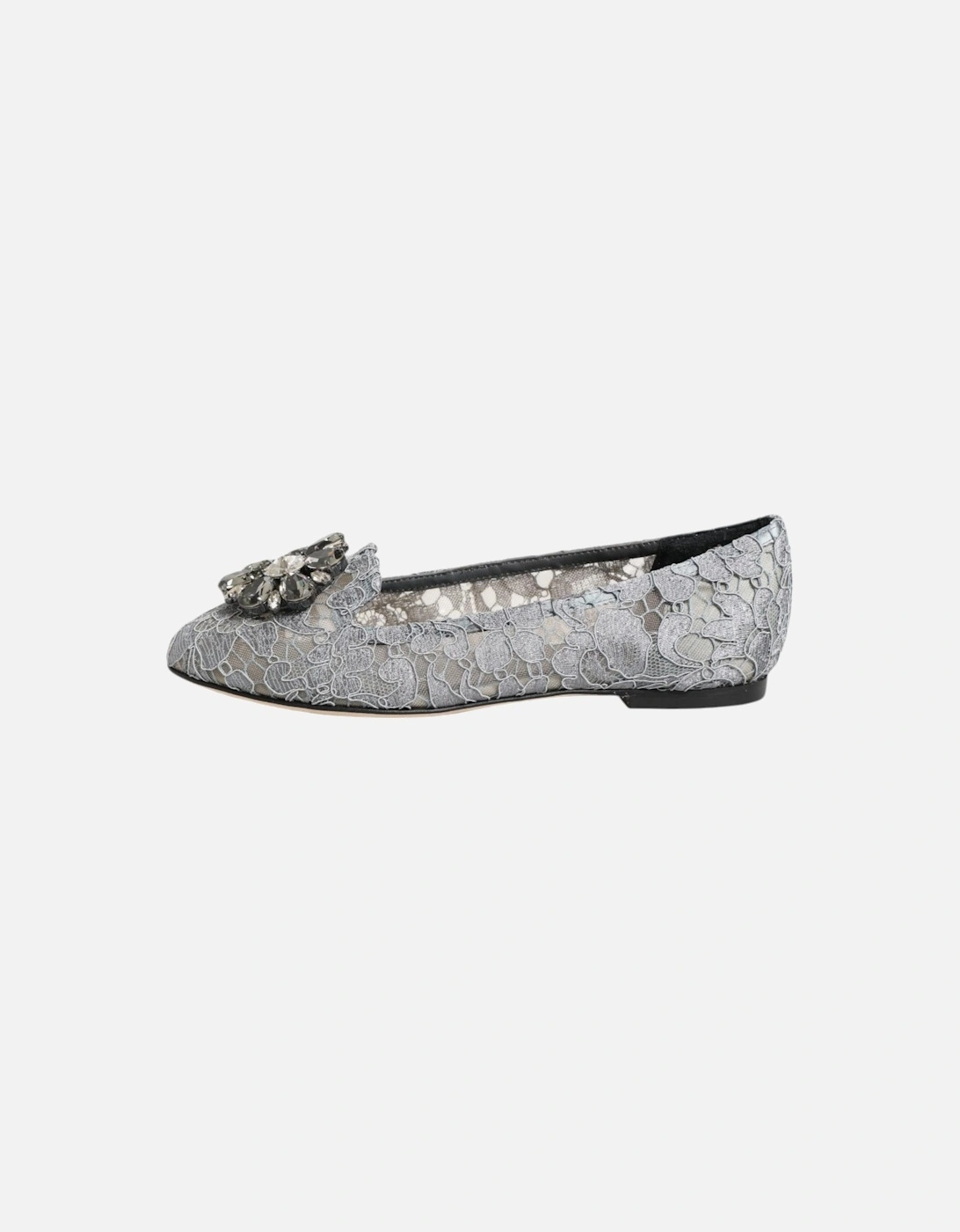 Elegant Taormina Lace Vally Flat Shoes Women - Gray