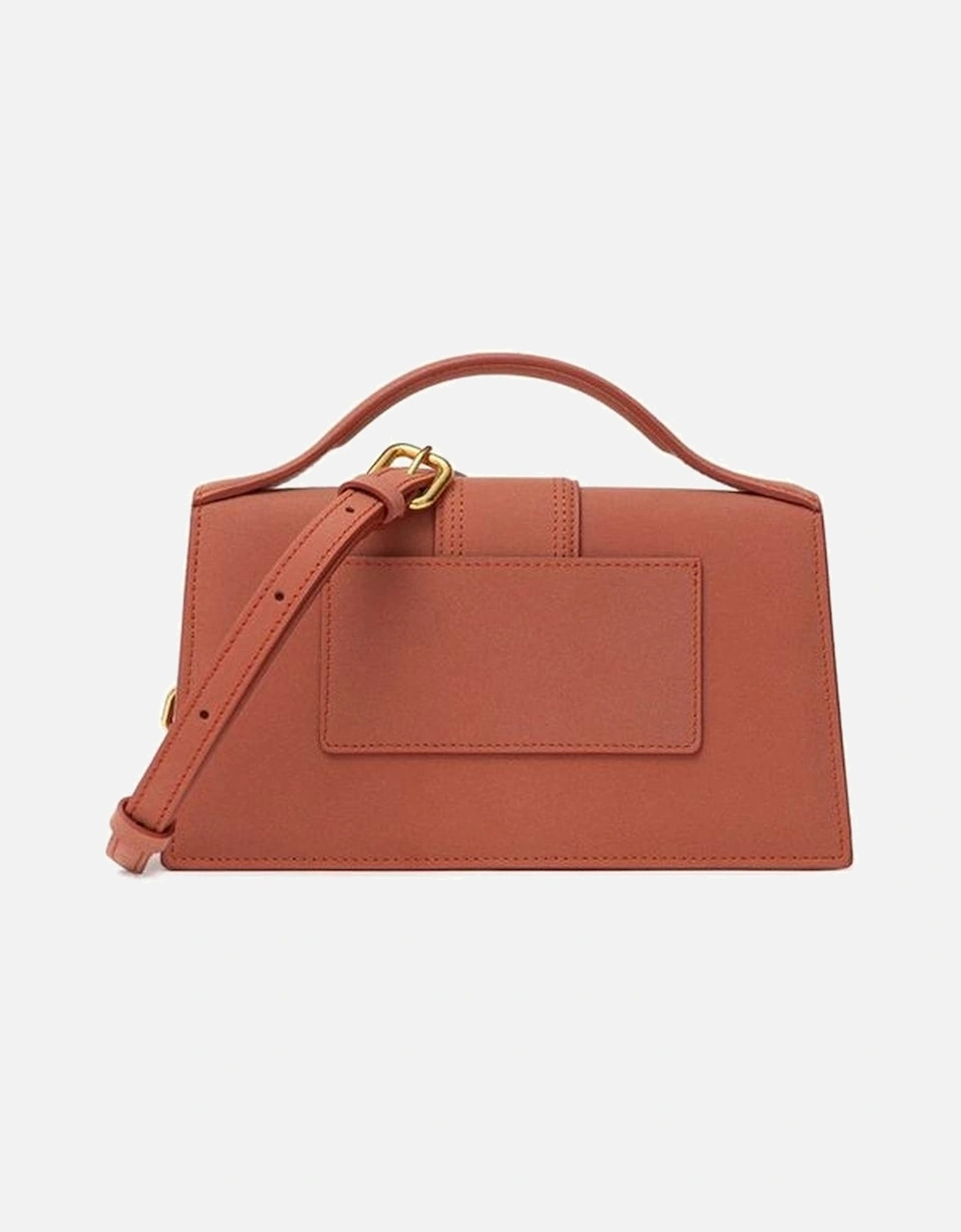 Leather Shoulder Bag with Top Handle Women - Red