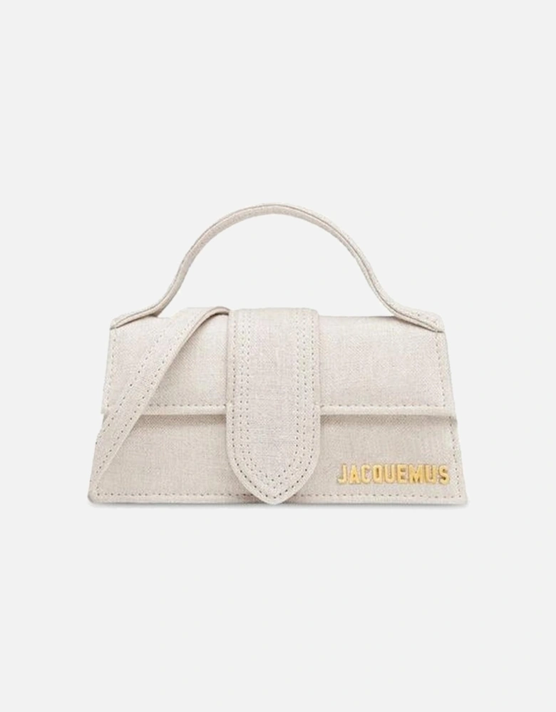 Canvas Flap Top Bag with Adjustable Strap Women - Gray