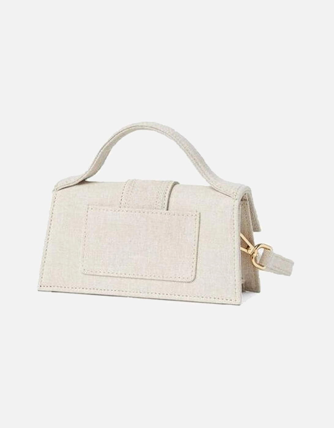 Canvas Flap Top Bag with Adjustable Strap Women - Gray