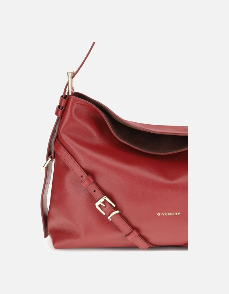 Voyou Medium V-Shaped Shoulder Bag Women - Red