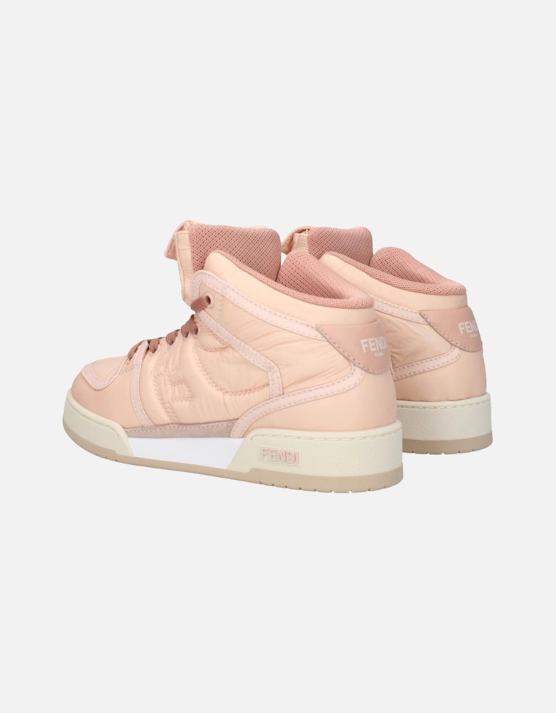 Logo Detailed Lace-Up Nylon Sneakers Women - Pink