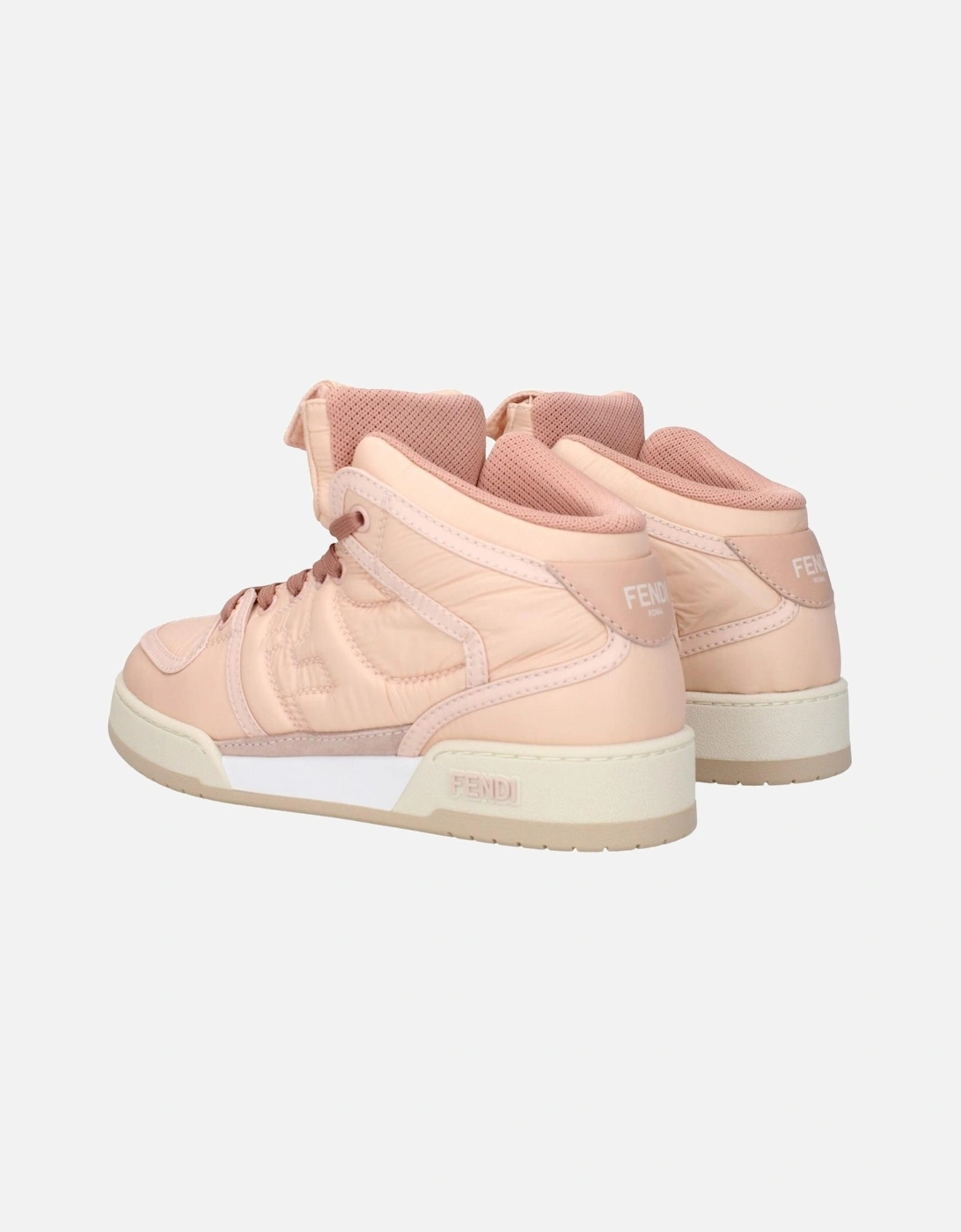 Logo Detailed Lace-Up Nylon Sneakers Women - Pink